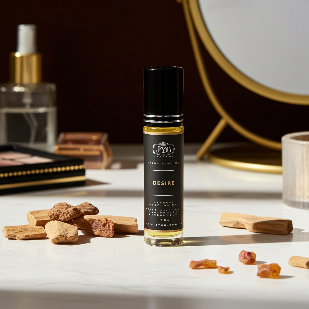 Natural roll-on perfume for passion and creativity - date night fragrance