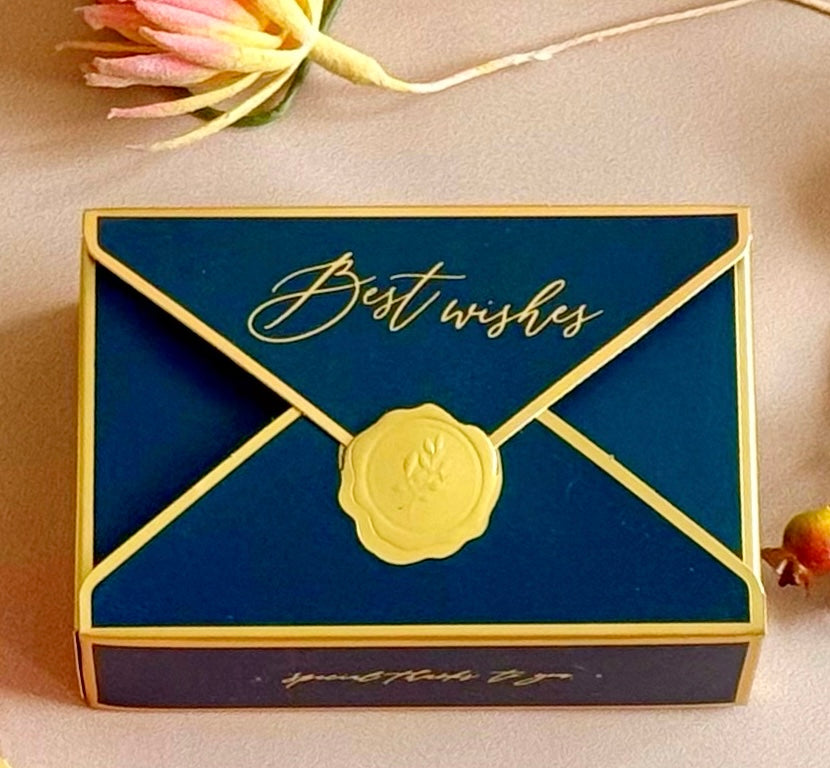 Elegant candle wedding favor in embossed box - Australian-made by J'YUG