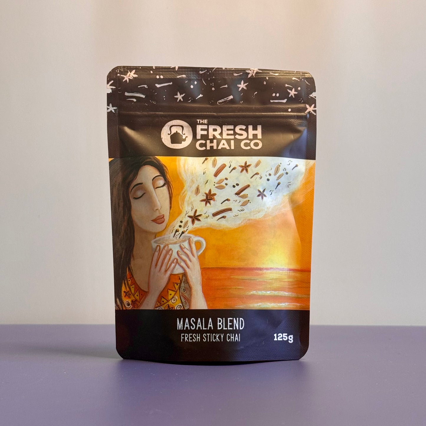 Chai & Charm Hamper - Premium Corporate Gift | Masala Chai Candle & Spray