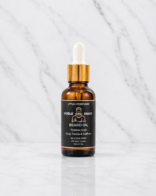 Tonka Oud Beard Oil 30ml | Premium Grooming with Oud & Saffron