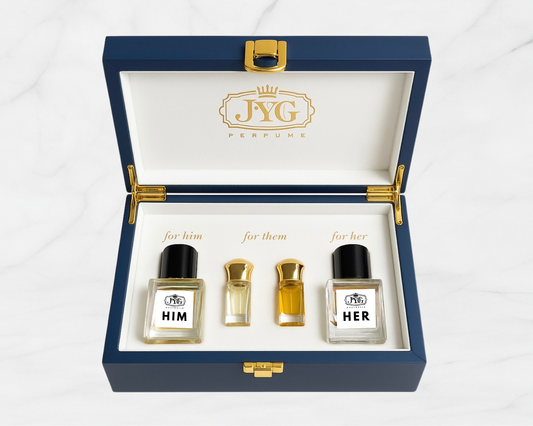 Premium couples gift set with 2x 15ml perfumes and 2x 3ml oils - Australian wedding favor