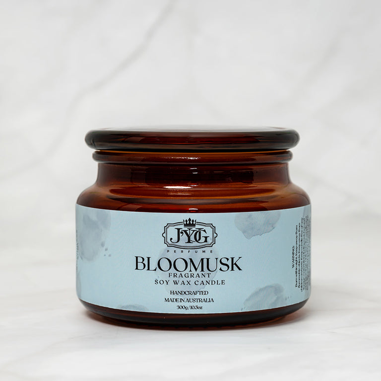 bloomusk wax candle