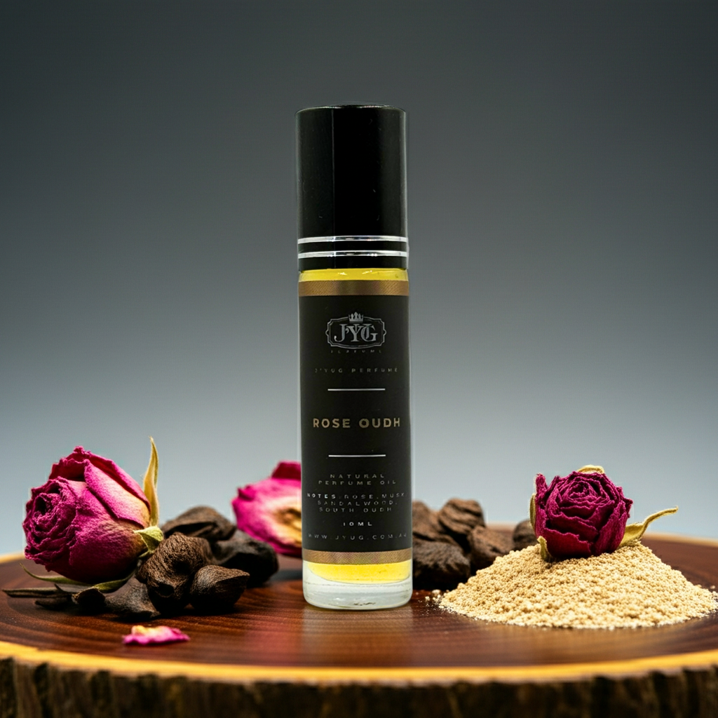 Natural roll-on perfume with no artificial additives or alcohol