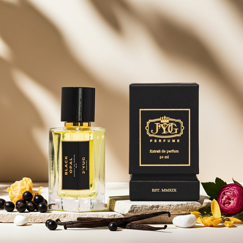 Black Opal Extrait de Parfum 50ml - Inspired by Giorgio Armani Sì Fiori | Fruity Floral Black Currant Rose Vanilla