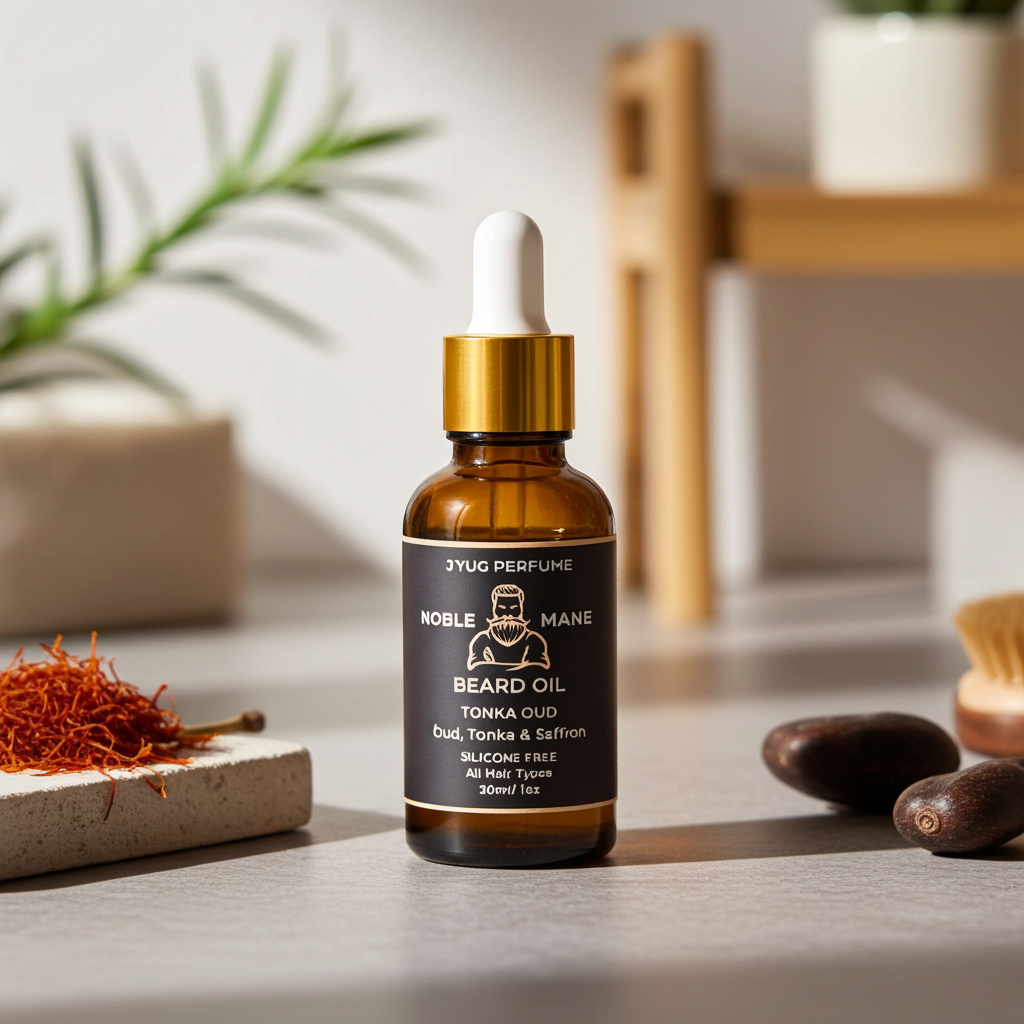 Tonka Oud beard oil for softening and nourishing - Australian-made