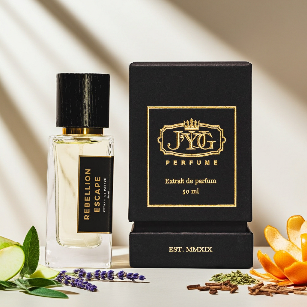 Rebellion Escape Extrait de Parfum 50ml - Inspired by YSL La Nuit De L'Homme Electrique | Fresh Green Apple Lavender Cedar